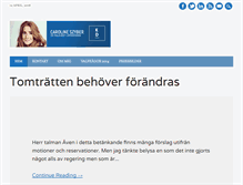 Tablet Screenshot of carolineszyber.se